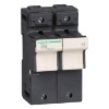 Imagem de TeSyS porta-fusivel 2P 125A - tamanho fusivel 22 x 58 mm