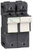 Imagem de TeSyS porta-fusivel 2P 125A - tamanho fusivel 22 x 58 mm