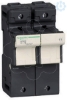 Imagem de TeSyS porta-fusivel 2P 125A - tamanho fusivel 22 x 58 mm