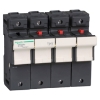 Imagem de TeSyS porta-fusivel 3P N 125A - tamanho fusivel 22 x 58 mm