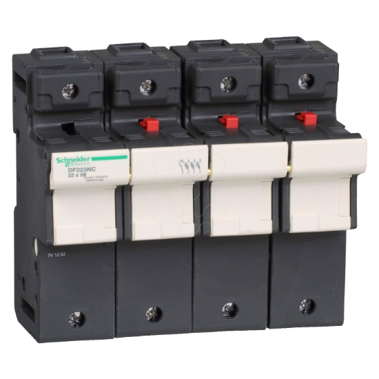 Imagem de TeSyS porta-fusivel 3P N 125A - tamanho fusivel 22 x 58 mm