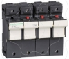 Imagem de TeSyS porta-fusivel 3P N 125A - tamanho fusivel 22 x 58 mm