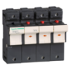 Imagem de TeSyS porta-fusivel 3P N 125A - tamanho fusivel 22 x 58 mm