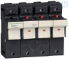 Imagem de TeSyS porta-fusivel 3P N 125A - tamanho fusivel 22 x 58 mm