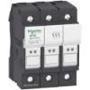 Imagem de TeSyS porta-fusivel 3P 25A - tamanho fusivel 8.5 x 31.5 mm
