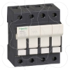 Imagem de TeSyS porta-fusivel 3P N 25A - tamanho fusivel 8.5 x 31.5 mm
