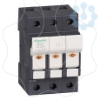 Imagem de TeSyS porta-fusivel 3P 25A - tam. fusivel 8.5 x 31.5 mm - ind. fusivel fundido