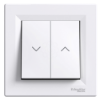 Imagem de Asfora - Interruptor de estores - 10A - Branco