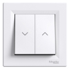 Imagem de Asfora - Interruptor de estores - 10A - Branco