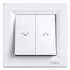 Imagem de Asfora - Interruptor de estores - 10A - Branco