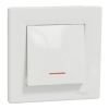 Imagem de Asfora - Interruptor unipolar - luminoso - 10A - Branco