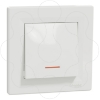 Imagem de Asfora - Interruptor unipolar - luminoso - 10A - Branco