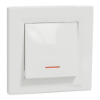 Imagem de Asfora - Interruptor unipolar - luminoso - 10A - Branco