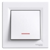 Imagem de Asfora - Interruptor unipolar - luminoso - 10A - Branco