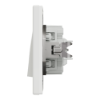 Imagem de Asfora - Interruptor unipolar - luminoso - 10A - Branco