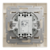 Imagem de Asfora - Interruptor unipolar - luminoso - 10A - Creme