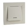 Imagem de Asfora - Botao de pressao - luminoso - 10A - Creme