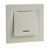 Imagem de Asfora - Botao de pressao - luminoso - 10A - Creme
