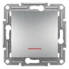 Imagem de Asfora - Botao de pressao - luminoso - 10A - Aluminio