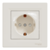 Imagem de Asfora - Tomada 2P+T com obturadores - 16A - Creme