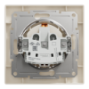 Imagem de Asfora - Tomada 2P+T com tampa e obturadores - 16A - IP21 - Creme