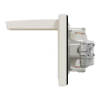 Imagem de Asfora - Tomada 2P+T com tampa e obturadores - 16A - IP44 - Creme