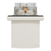 Imagem de Asfora - Tomada 2P+T com tampa e obturadores - 16A - IP44 - Creme