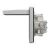 Imagem de Asfora - Tomada 2P+T com tampa e obturadores - 16A - IP44 - Aluminio