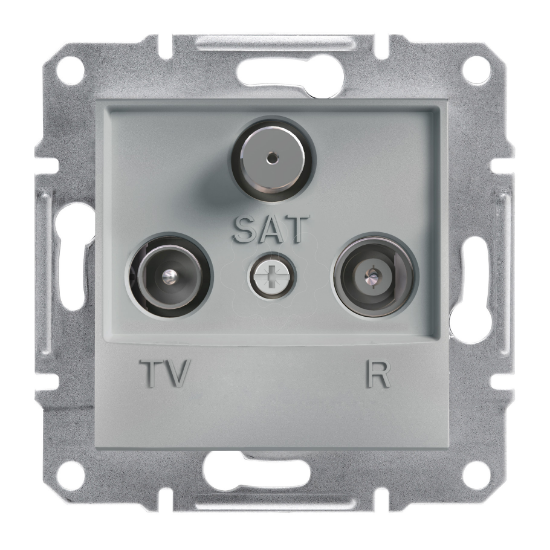 Imagem de Asfora - Tomada TV/R/SAT intermedia - 4db - Aluminio