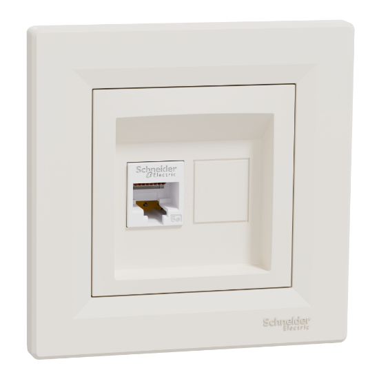 Imagem de Asfora - Tomada RJ45 categoria 5e UTP - Creme