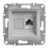 Imagem de Asfora - Tomada RJ45 categoria 5e UTP - Aluminio