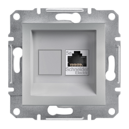 Imagem de Asfora - Tomada RJ45 categoria 5e UTP - Aluminio