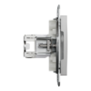 Imagem de Asfora - Tomada RJ45 categoria 5e UTP - Aluminio