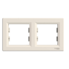 Imagem de Asfora - Quadro horizontal 2 elementos - Creme