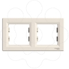 Imagem de Asfora - Quadro horizontal 2 elementos - Creme