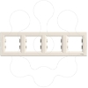 Imagem de Asfora - Quadro horizontal 4 elementos - Creme