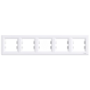 Imagem de Asfora - Quadro horizontal 5 elementos - Branco