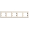 Imagem de Asfora - Quadro horizontal 5 elementos - Creme