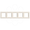 Imagem de Asfora - Quadro horizontal 5 elementos - Creme