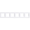 Imagem de Asfora - Quadro horizontal 6 elementos - Branco