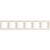 Imagem de Asfora - Quadro horizontal 6 elementos - Creme