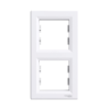 Imagem de Asfora - Quadro vertical 2 elementos - Branco