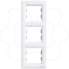 Imagem de Asfora - Quadro vertical 3 elementos - Branco