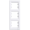 Imagem de Asfora - Quadro vertical 3 elementos - Branco
