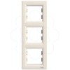Imagem de Asfora - Quadro vertical 3 elementos - Creme