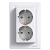 Imagem de Asfora DIY - Tomada 16A 2P+T dupla - Branco
