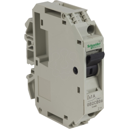 Imagem de disjuntor TeSys para circuitos de comando - GB2-CB – 1 A - 1 polo - 1d