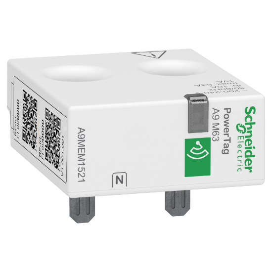 Imagem de Sensor de energia sem fios PowerTag 1P+N montagem superior