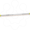 Imagem de Acti 9 - comb busbar - 1L - 18 mm pitch - 24 modules - 100A