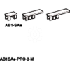 Imagem de etiqueta de encaixar virgem   45 x 83 mm – para bornes de ligacao